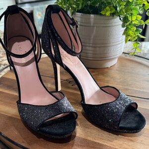 Kate Spade navy gorgeous Sparkle Heels